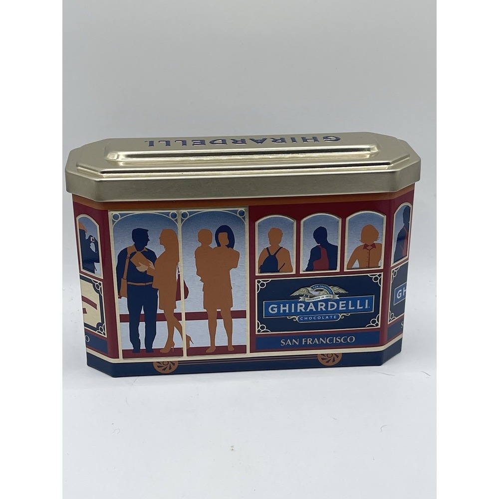 Vintage Ghirardelli chocolate tin San Francisco